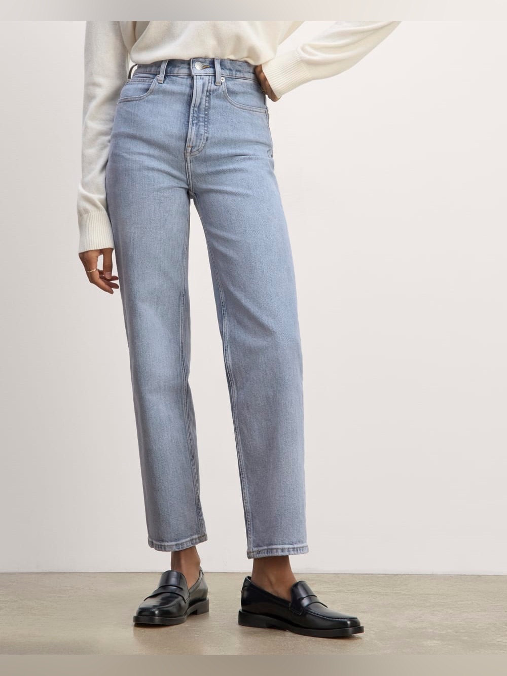 Everlane High Rise Straight Jeans